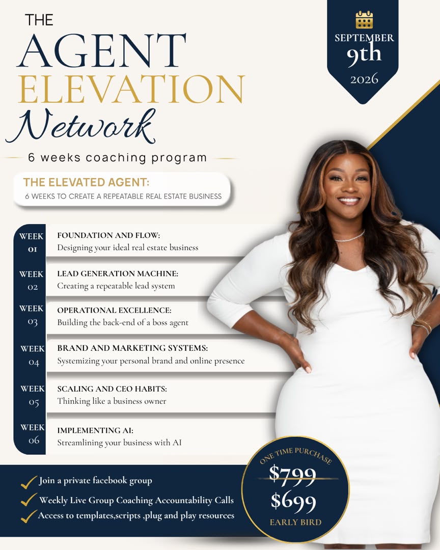 Aligned & Elevated: 6-Week Real Estate Group Coaching Program